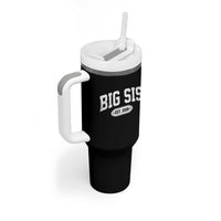 Big Sis Est 2026 Tumbler With Handle Big Sister Baby Announcement