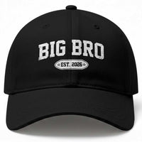 Big Bro Est 2026 Baseball Cap Big Brother Baby Announcement
