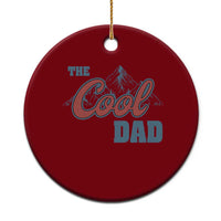 The Cool Dad Ceramic Ornament Fathers Day Gifts - Wonder Print Shop