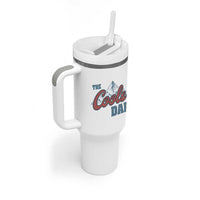 The Cool Dad Tumbler With Handle Fathers Day Gifts