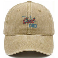 Cool Dad Washed Cotton Baseball Cap Fathers Day Gifts