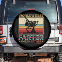 Funny Dad Dog Spare Tire Cover Fathers Day World's Best Farter I Mean Father