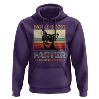 Funny Dad Dog Hoodie Fathers Day World's Best Farter I Mean Father