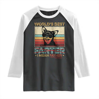 Funny Dad Dog Raglan Shirt Fathers Day World's Best Farter I Mean Father
