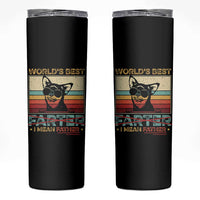 Funny Dad Dog Skinny Tumbler Fathers Day World's Best Farter I Mean Father