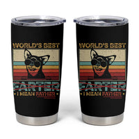Funny Dad Dog Tumbler Cup Fathers Day World's Best Farter I Mean Father