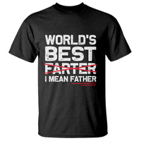 Retro World's Best Farter I Mean Father T Shirt Funny Best Dad