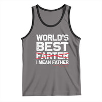 Retro World's Best Farter I Mean Father Tank Top Funny Best Dad