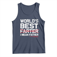 Retro World's Best Farter I Mean Father Tank Top Funny Best Dad