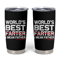 Retro World's Best Farter I Mean Father Tumbler Cup Funny Best Dad