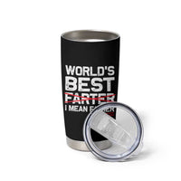 Retro World's Best Farter I Mean Father Tumbler Cup Funny Best Dad