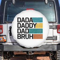 Dada Daddy Dad Bruh Spare Tire Cover Funny Fathers Day Bruh - Wonder Print Shop