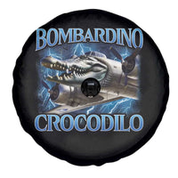 Bombardino Crocodilo Spare Tire Cover Internet Memes Italian Brainrot