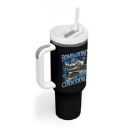 Bombardino Crocodilo Tumbler With Handle Internet Memes Italian Brainrot