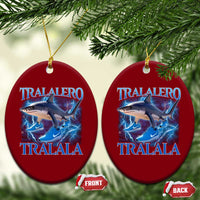 Tralalero Tralala Shark Ceramic Ornament Funny Internet Brainrot Memes Gen Alpha - Wonder Print Shop