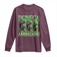 Boneca Ambalabu Frog Long Sleeve Shirt Funny Internet Brainrot Memes Gen Alpha - Wonder Print Shop