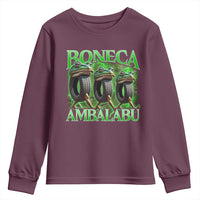 Boneca Ambalabu Frog Youth Sweatshirt Funny Internet Brainrot Memes Gen Alpha - Wonder Print Shop