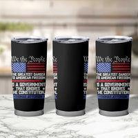 Thomas Jefferson Tumbler Cup The Greatest Danger To Freedom Patriotic USA Flag - Wonder Print Shop