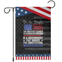 Thomas Jefferson Garden Flag The Greatest Danger To Freedom Patriotic USA Flag