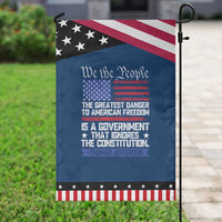 Thomas Jefferson Garden Flag The Greatest Danger To Freedom Patriotic USA Flag