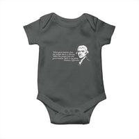 Thomas Jefferson Baby Onesie When Governments Fear The People There Is Liberty - Wonder Print Shop