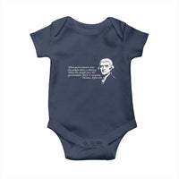 Thomas Jefferson Baby Onesie When Governments Fear The People There Is Liberty - Wonder Print Shop
