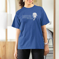 Thomas Jefferson T Shirt For Women When Governments Fear The People There Is Liberty - Wonder Print Shop