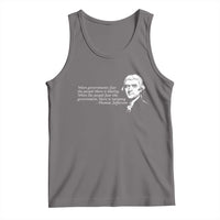Thomas Jefferson Tank Top When Governments Fear The People There Is Liberty - Wonder Print Shop
