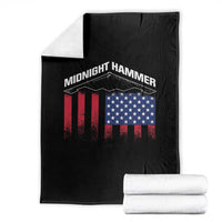 Operation Midnight Hammer Throw Blanket Tactical Warfare Jets Bombers Military American Flag