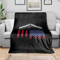 Operation Midnight Hammer Throw Blanket Tactical Warfare Jets Bombers Military American Flag