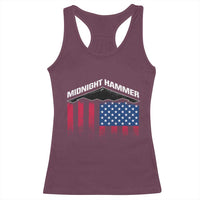 Operation Midnight Hammer Racerback Tank Top Tactical Warfare Jets Bombers Military American Flag