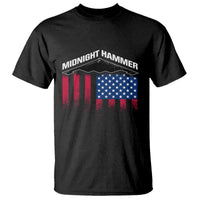 Operation Midnight Hammer T Shirt Tactical Warfare Jets Bombers Military American Flag