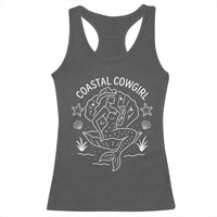 Coastal Cowgirl Racerback Tank Top Mermaid Rodeo Western Beach - Wonder Print Shop