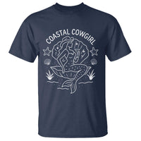 Coastal Cowgirl T Shirt Mermaid Rodeo Western Beach - Wonder Print Shop
