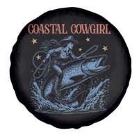 Coastal Cowgirl Spare Tire Cover Funny Western Country Rodeo Cowgirl Fishing - Wonder Print Shop