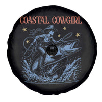 Coastal Cowgirl Spare Tire Cover Funny Western Country Rodeo Cowgirl Fishing - Wonder Print Shop