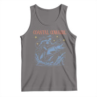 Coastal Cowgirl Tank Top Funny Western Country Rodeo Cowgirl Fishing - Wonder Print Shop