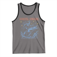 Coastal Cowgirl Tank Top Funny Western Country Rodeo Cowgirl Fishing - Wonder Print Shop