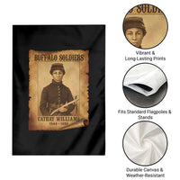 Cathay Williams Garden Flag Buffalo Soldier First African American Female Soldier - Wonder Print Shop