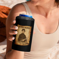 Cathay Williams 4 in 1 Can Cooler Tumbler Buffalo Soldier First African American Female Soldier - Wonder Print Shop