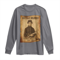 Cathay Williams Long Sleeve Shirt Buffalo Soldier First African American Female Soldier - Wonder Print Shop