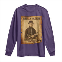Cathay Williams Long Sleeve Shirt Buffalo Soldier First African American Female Soldier - Wonder Print Shop