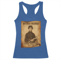 Cathay Williams Racerback Tank Top Buffalo Soldier First African American Female Soldier - Wonder Print Shop