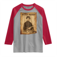 Cathay Williams Raglan Shirt Buffalo Soldier First African American Female Soldier - Wonder Print Shop