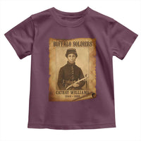 Cathay Williams Toddler T Shirt Buffalo Soldier First African American Female Soldier - Wonder Print Shop