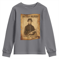 Cathay Williams Youth Sweatshirt Buffalo Soldier First African American Female Soldier - Wonder Print Shop