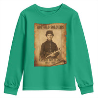 Cathay Williams Youth Sweatshirt Buffalo Soldier First African American Female Soldier - Wonder Print Shop