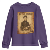 Cathay Williams Youth Sweatshirt Buffalo Soldier First African American Female Soldier - Wonder Print Shop
