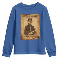 Cathay Williams Youth Sweatshirt Buffalo Soldier First African American Female Soldier - Wonder Print Shop