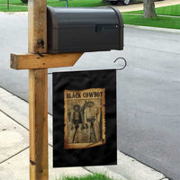 Black Cowboys Garden Flag Vintage African American Western Black History - Wonder Print Shop